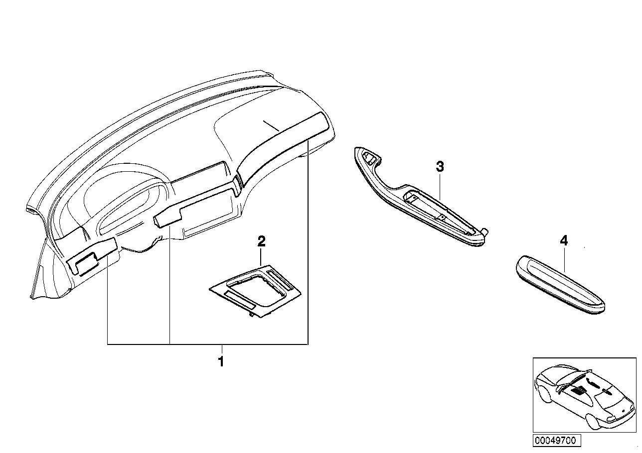 Genuine BMW 51437901803 E46 Armrest,Aluminium, Black Cube, Rear Left HELLBEIGE (Inc. 318Ci, 330Cd & 320Ci) | ML Performance EU EU Car Parts