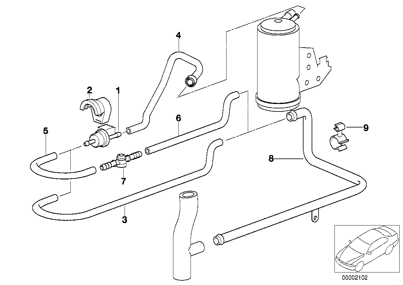 Genuine BMW 13901405091 E36 Hose Elbow (Inc. M3) | ML Performance EU EU Car Parts