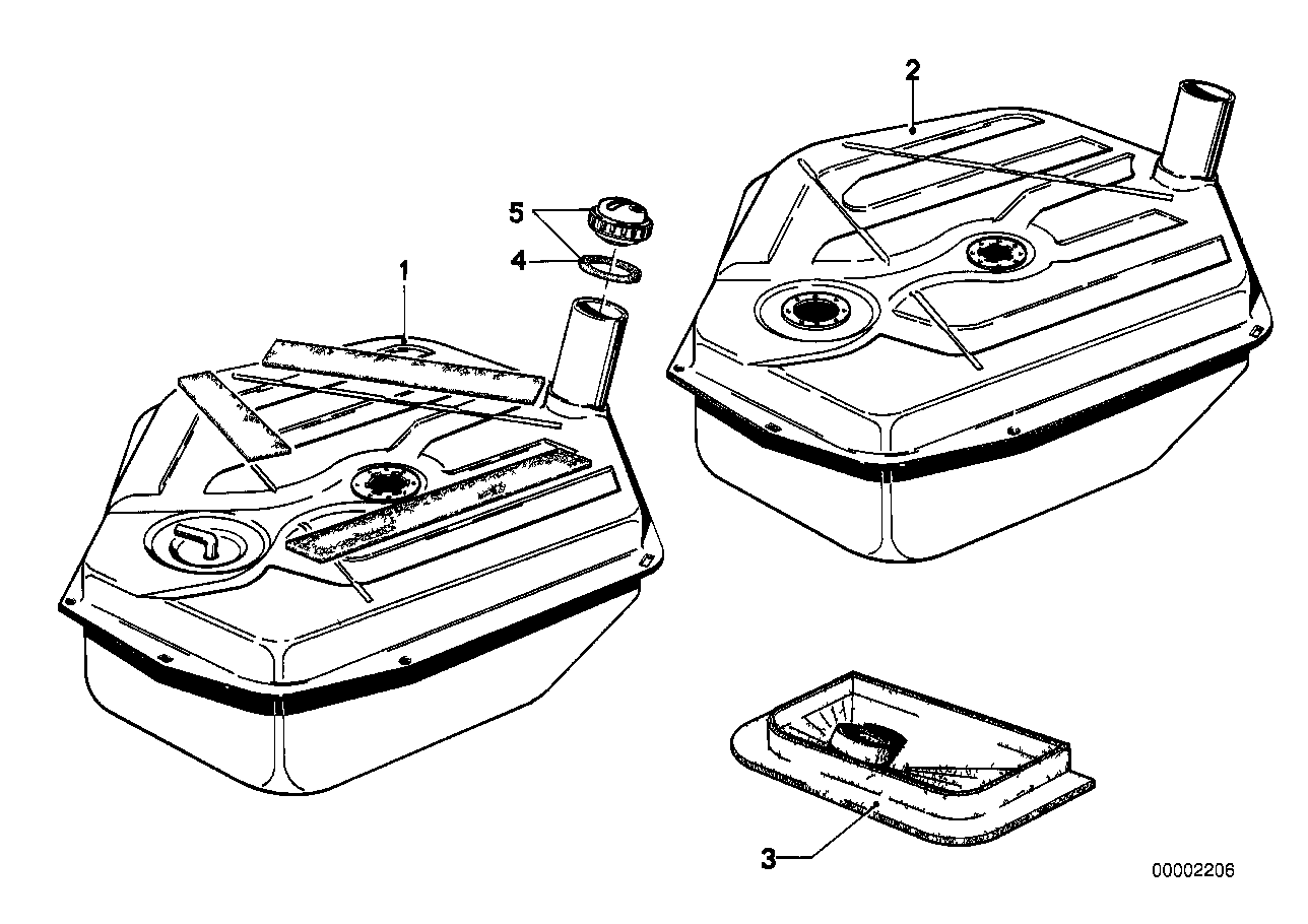 Genuine BMW 16111113501 E12 Metal Fuel Tank 70L (Inc. 520, 520i & 525) | ML Performance EU EU Car Parts