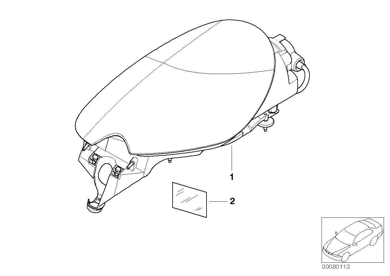Genuine BMW 63128385933 E52 Headlight Xenon, Left (Inc. Alpina V8 & Z8) | ML Performance EU EU Car Parts