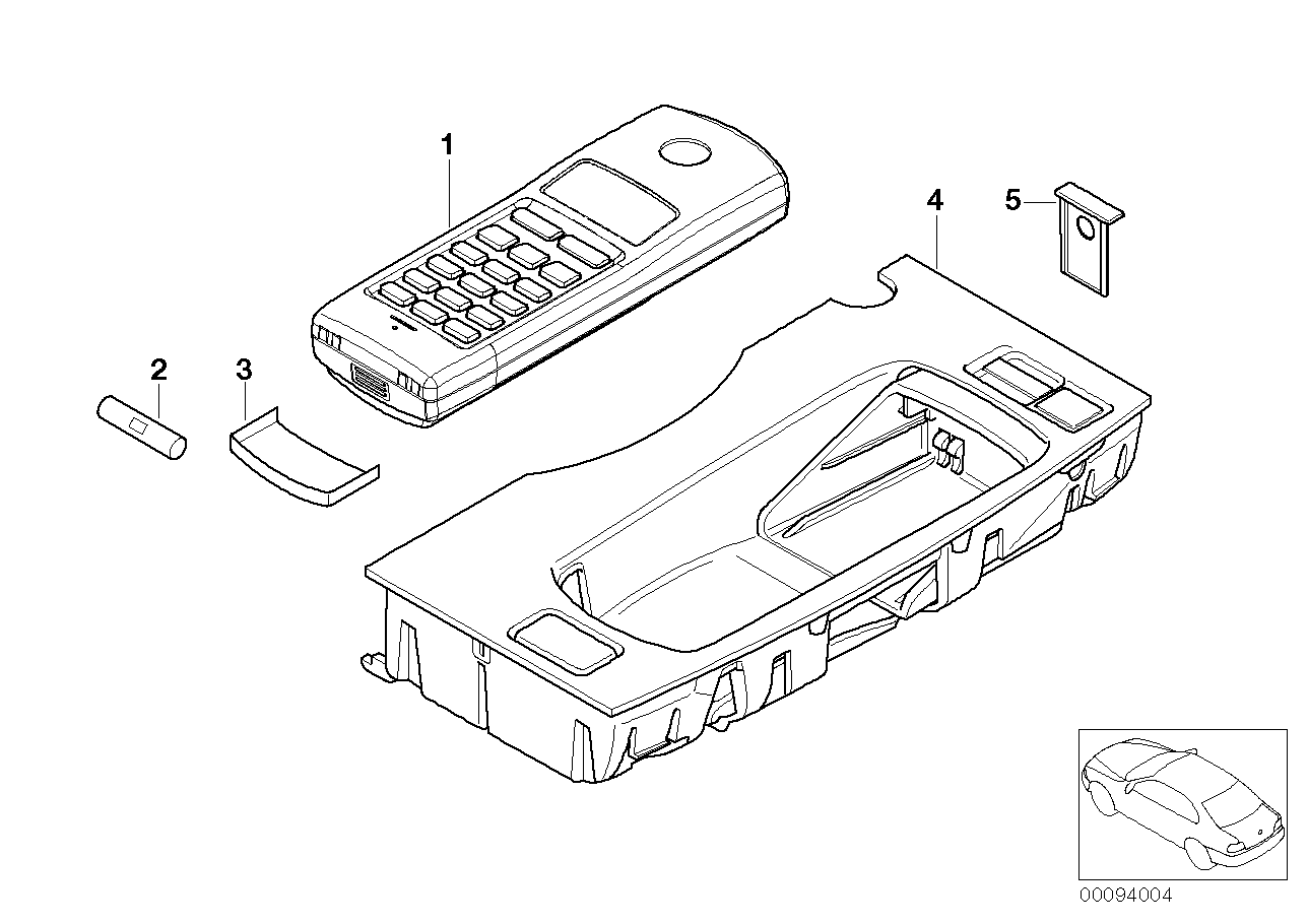 Genuine BMW 84116910571 RR1 Drophead Coupé Sim Card Holder SIEMENS BIT II (Inc. 740i, 730Li & 750Li) | ML Performance EU Car Parts