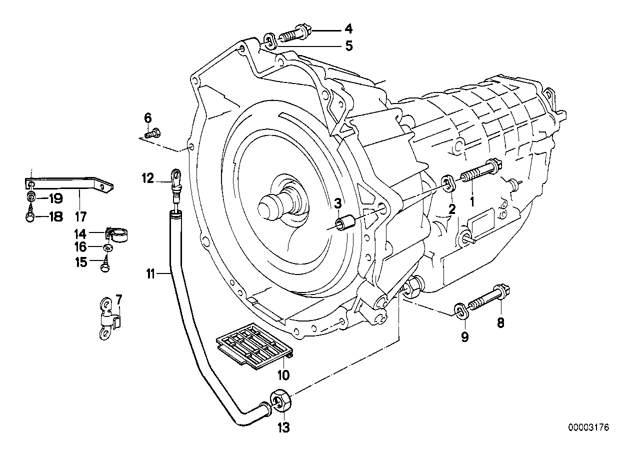 Genuine BMW 24101219072 E30 Oil Fill-In Tube (Inc. 320i & 325i) | ML Performance EU Car Parts