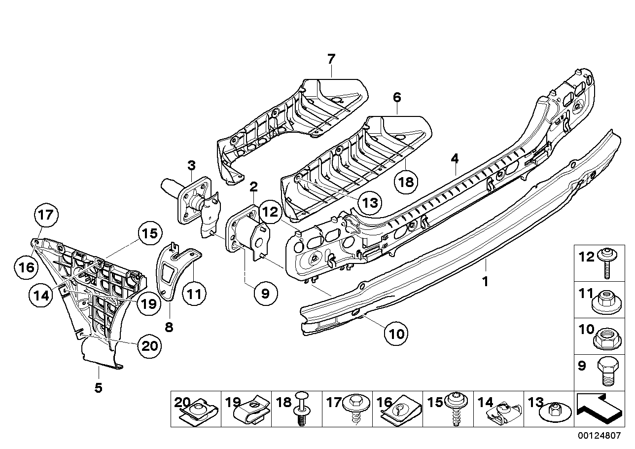 Genuine BMW 07147117789 E60 E61 E64 Hex Bolt M10X12 (Inc. 645Ci, 520i & 528i) | ML Performance EU EU Car Parts