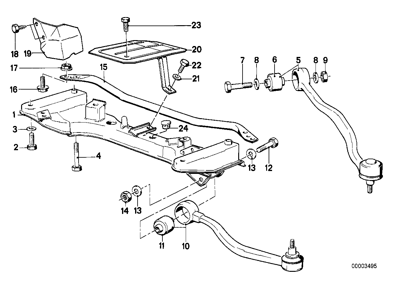Genuine BMW 31111124702 E28 E24 Washer (Inc. 533i, 528i & 635CSi) | ML Performance EU Car Parts