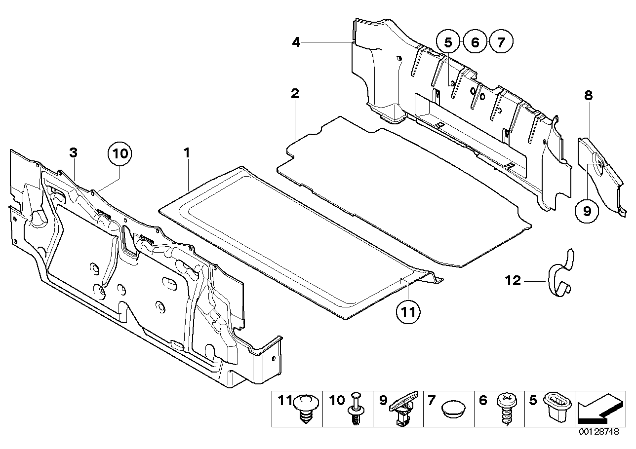 Genuine BMW 51477016681 E85 Trunk Partition Trim Panel (Inc. Z4 3.0si, Z4 2.5si & Z4 2.2i) | ML Performance EU EU Car Parts