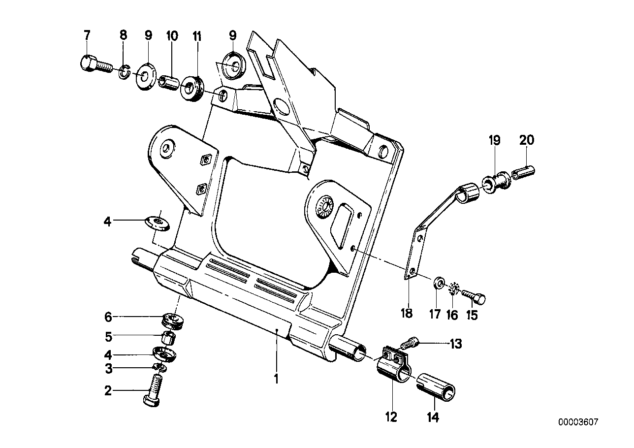 Genuine BMW 31421241870  Panel (Inc.  & R65LS) | ML Performance EU Car Parts