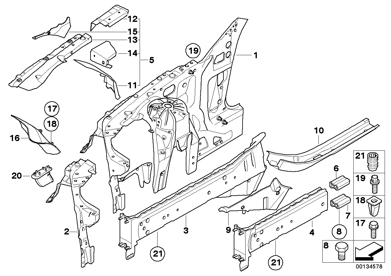 Genuine BMW 51717050672 E63 E61 Partition Right (Inc. 520d, 545i & 525xi) | ML Performance EU EU Car Parts