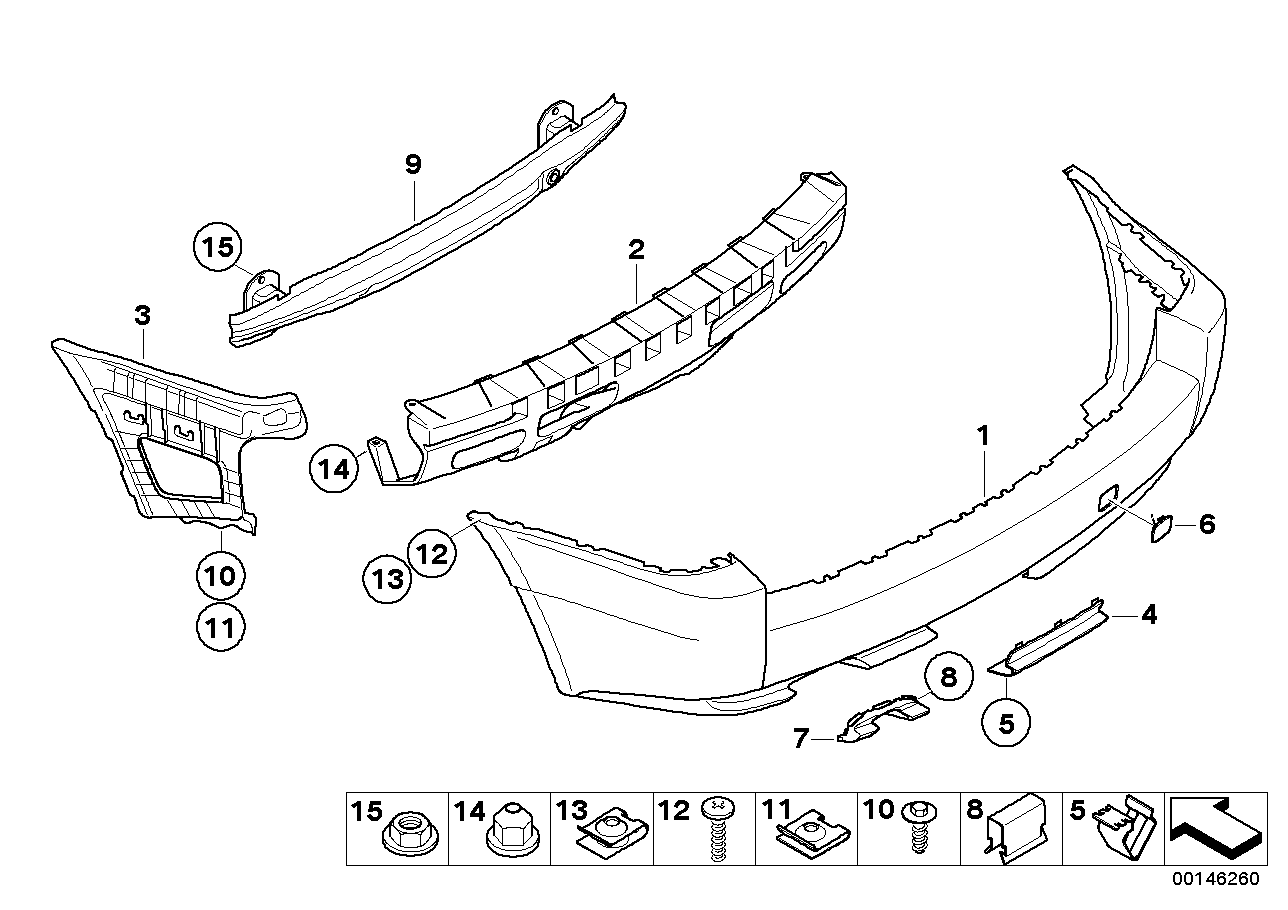 Genuine BMW 51712291788 E83 Clamp (Inc. X3 & Z1) | ML Performance EU EU Car Parts