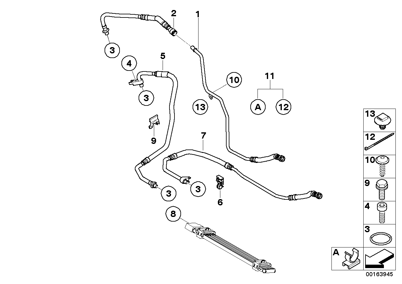 Genuine BMW 17227563859 E60 E61 Holder (Inc. 535i & 535xi) | ML Performance EU EU Car Parts