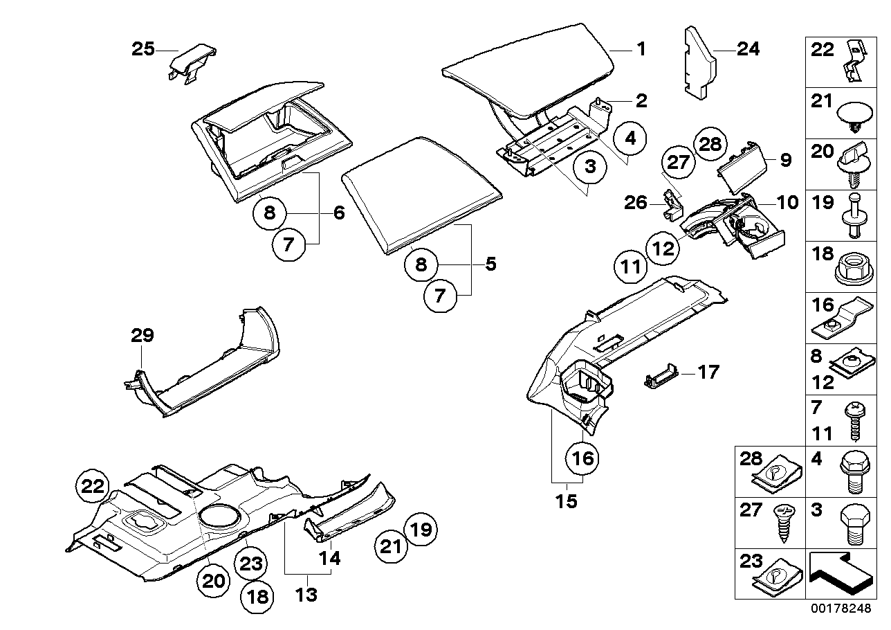 Genuine BMW 51453403667 E83 Trim Panel Foot Controls ANTHRAZIT (Inc. X3) | ML Performance EU EU Car Parts