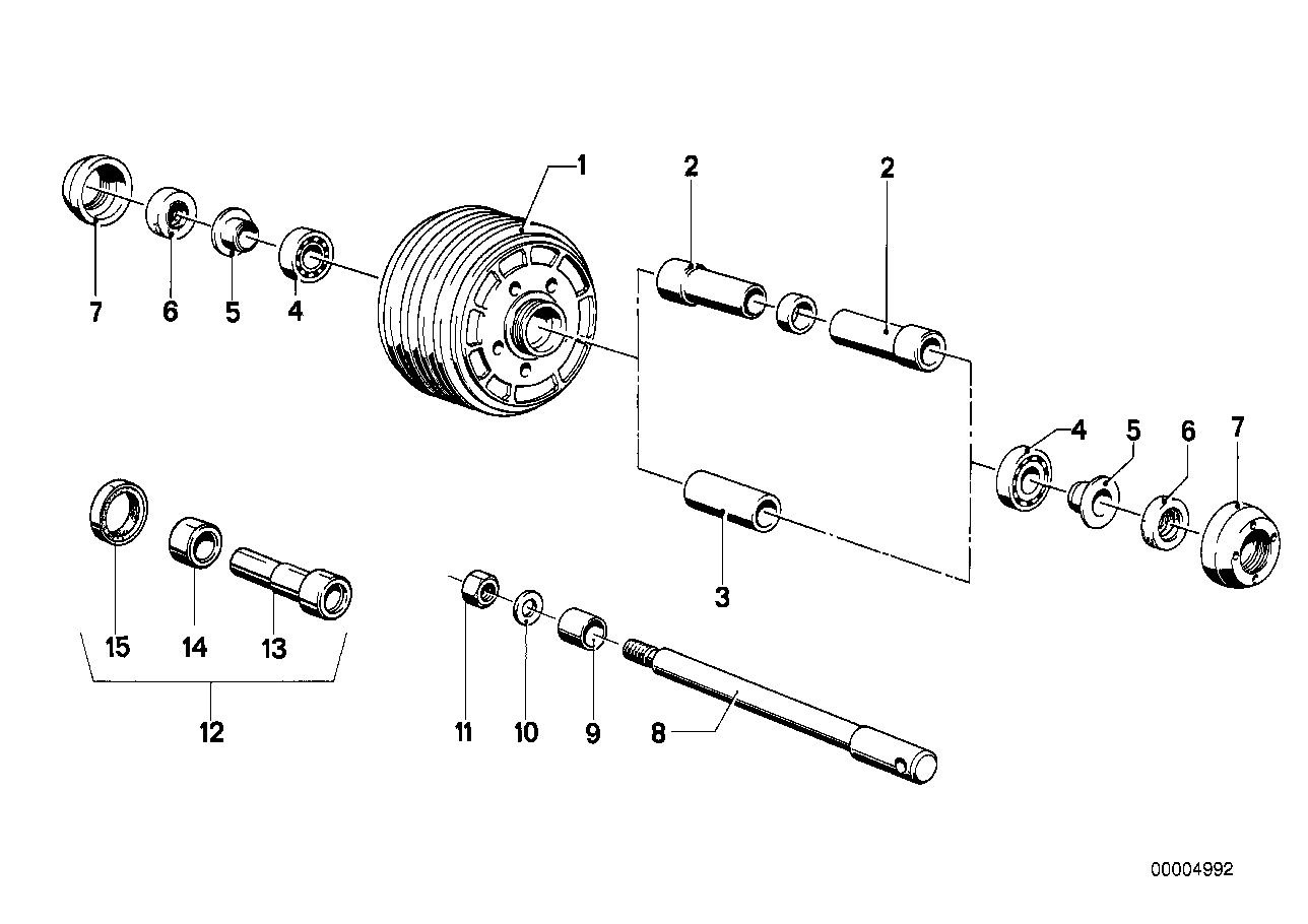Genuine BMW 34111232285 Bush (Inc. R90S, R75/6 & R90/6) | ML Performance EU EU Car Parts