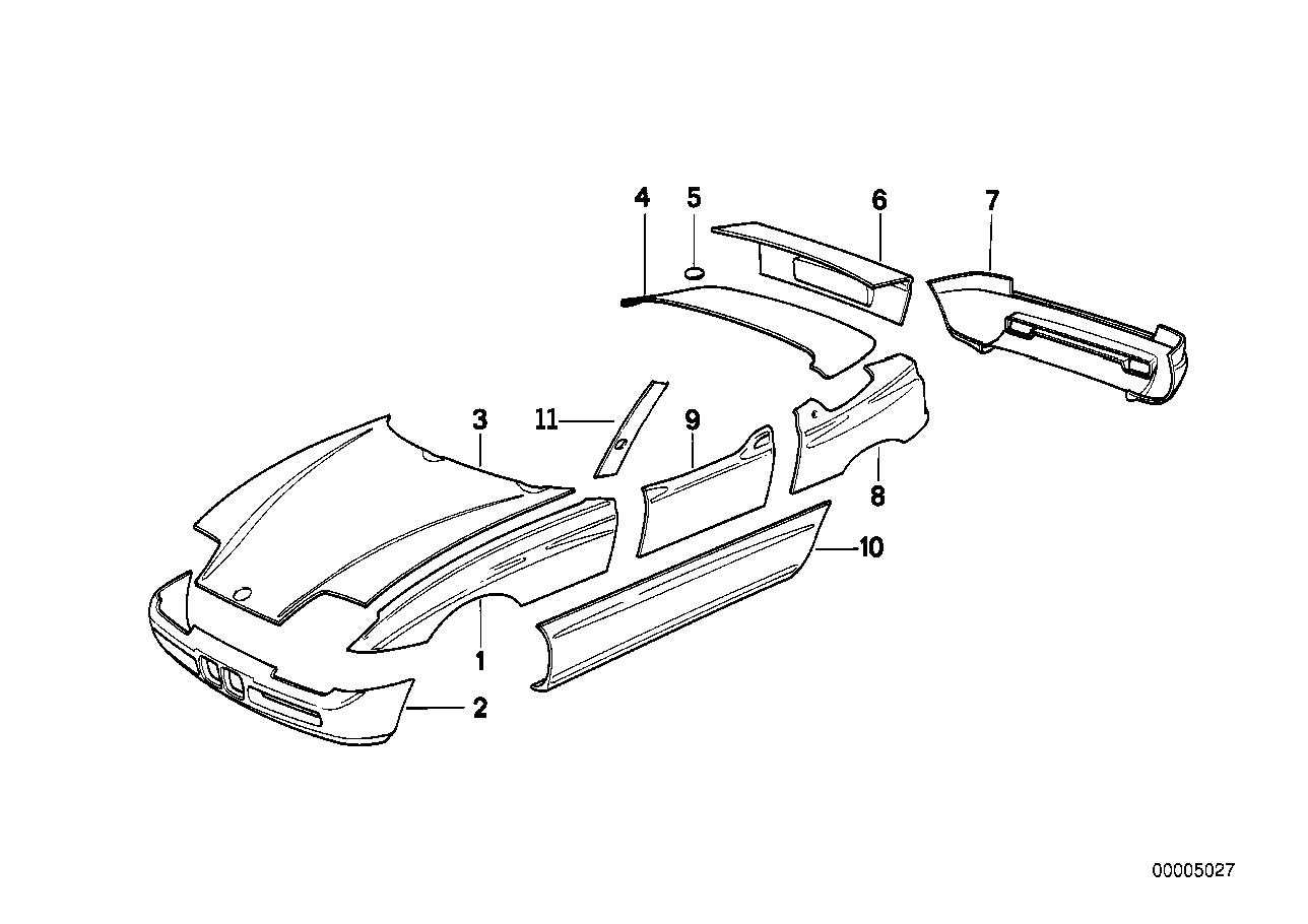 Genuine BMW 41352290420 Side Panel, Front Right (Inc. Z1) | ML Performance EU EU Car Parts