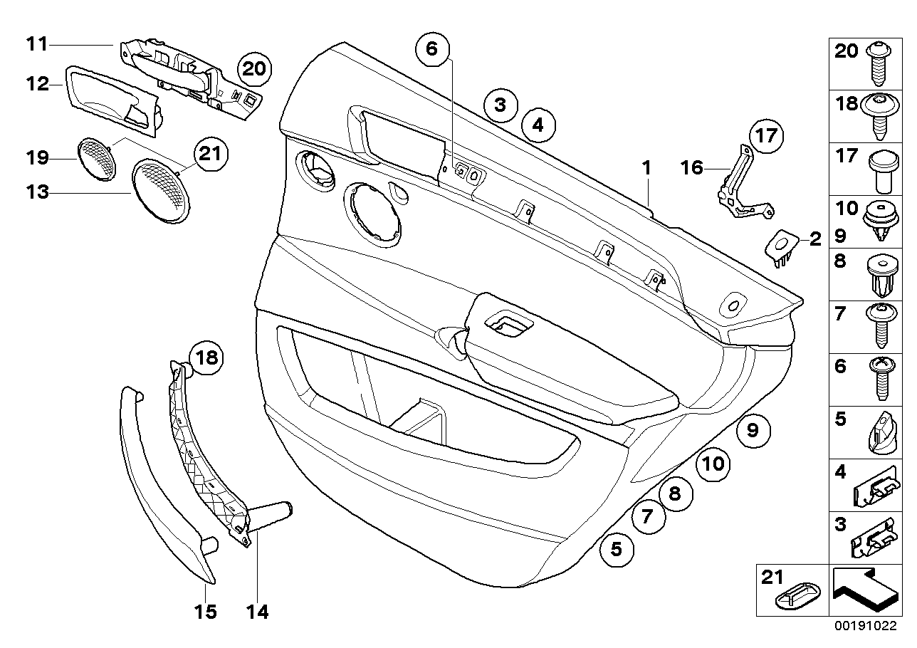 Genuine BMW 51429176589 E71 E72 Door Lining Leather Rear Left SATTELBRAUN (Inc. X6) | ML Performance EU EU Car Parts