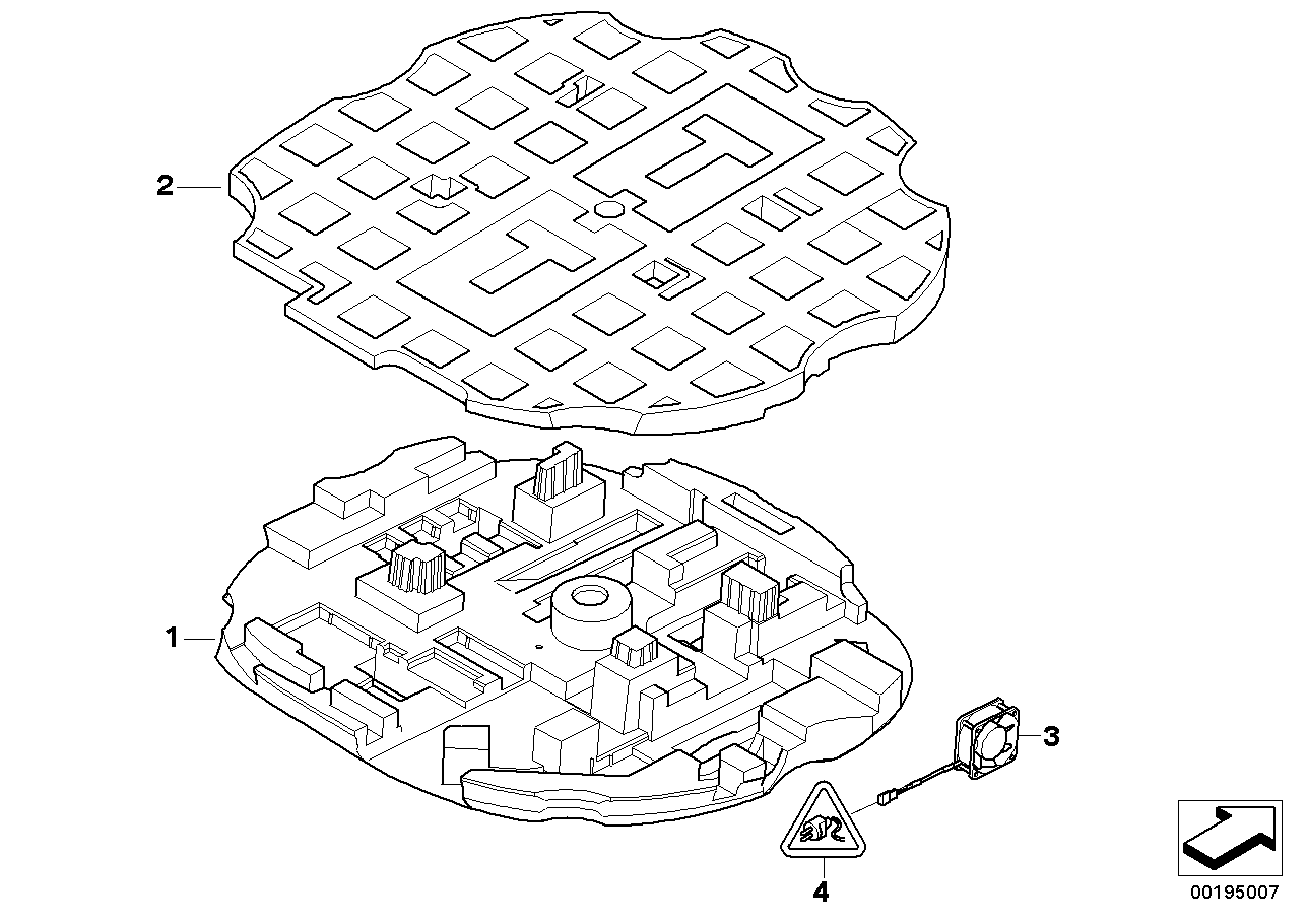 Genuine BMW 65129120060 E60 E61 Instrument Support, Bottom Section (Inc. 535d, 550i & 530i) | ML Performance EU EU Car Parts