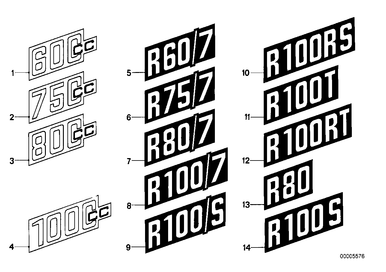 Genuine BMW 46631236082 Sticker GOLD (Inc. R 75) | ML Performance EU EU Car Parts