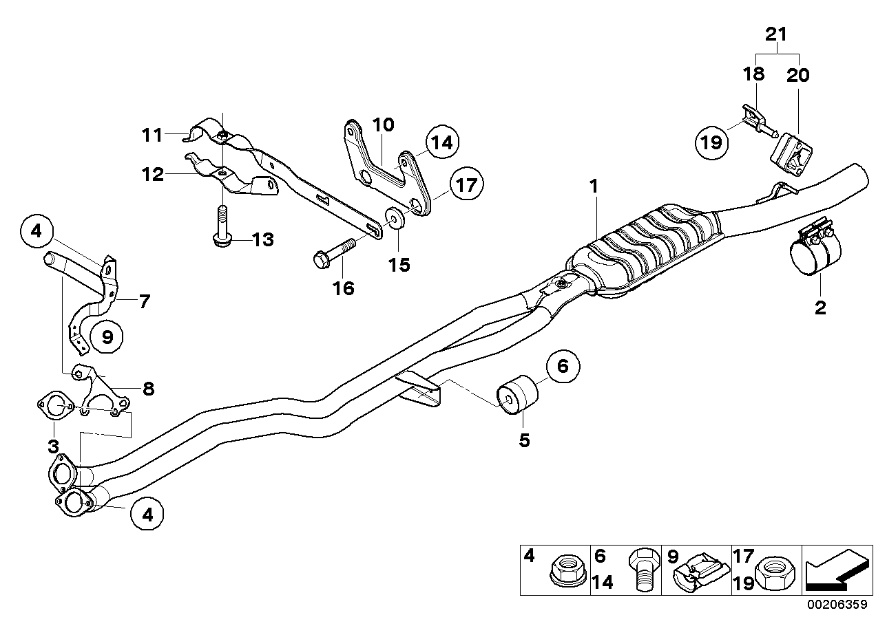 Genuine BMW 18207544261 E60 E61 Bracket (Inc. 525xi & 530xi) | ML Performance EU EU Car Parts