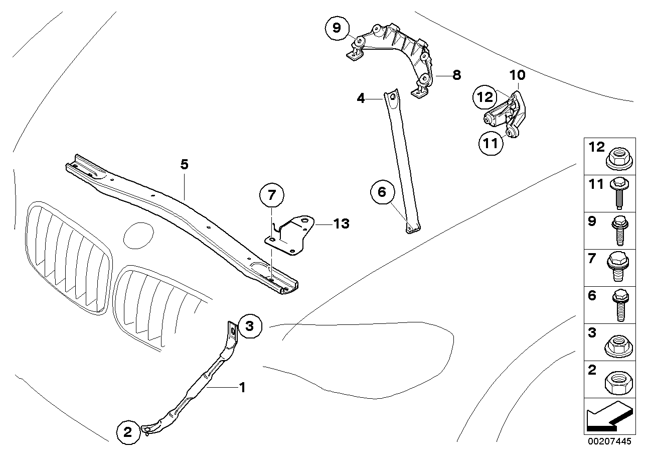 Genuine BMW 51717179434 E71 Cross Brace (Inc. X6 50iX) | ML Performance EU EU Car Parts