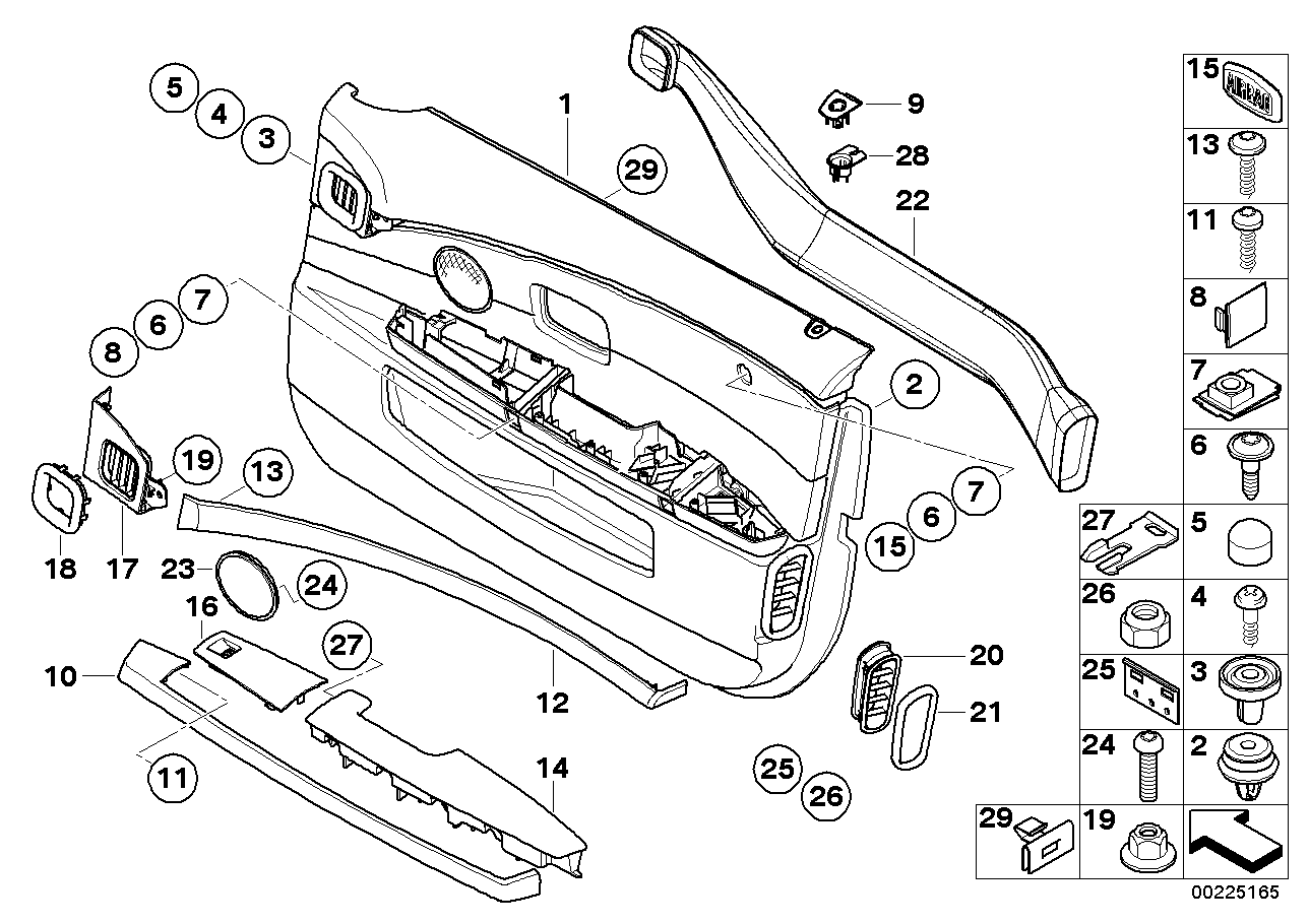 Genuine BMW 51417129340 E66 E65 E67 Seal For Air Outlet Duct, Right (Inc. Alpina B7, 760LiS & 745Li) | ML Performance EU EU Car Parts