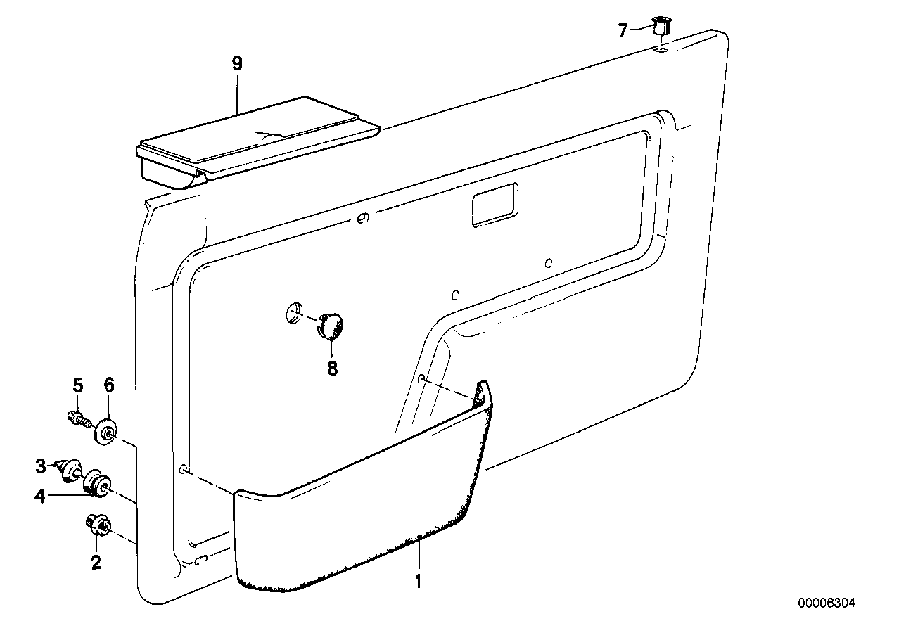 Genuine BMW 51418110034 E34 E24 E30 Cointray SILBER (Inc. 320i, 520i & 325e) | ML Performance EU Car Parts
