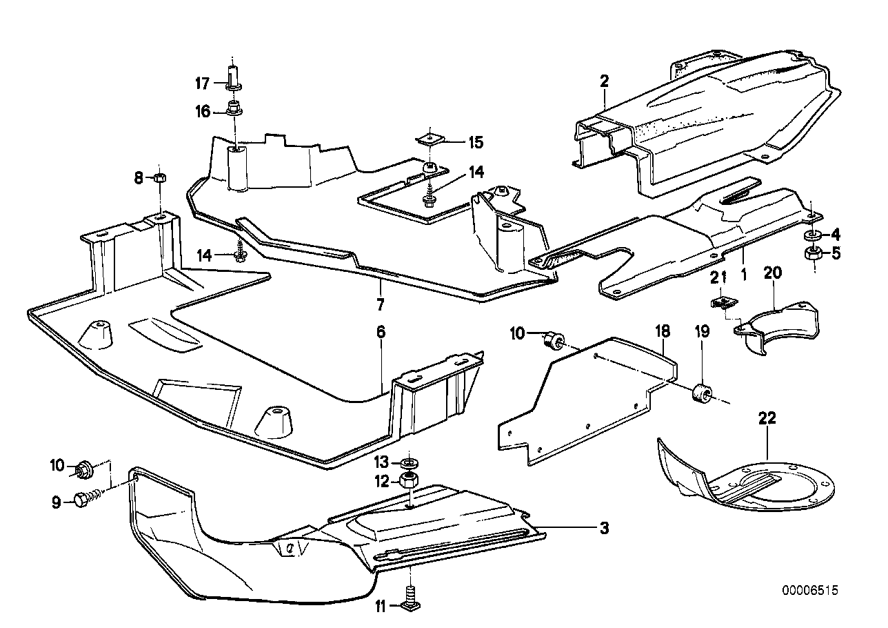 Genuine BMW 51471901581 E28 Engine Compartment Screening (Inc. 533i, 520i & 528i) | ML Performance EU EU Car Parts