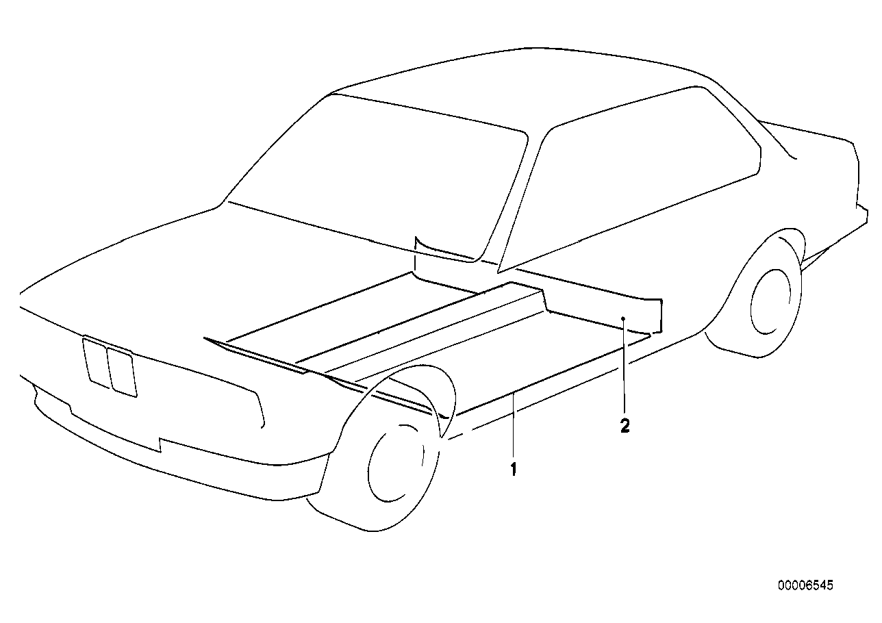 Genuine BMW 51471976615 E30 Covering Seat Carrier SCHIEFER (Inc. 318i, 316 & 316i) | ML Performance EU EU Car Parts