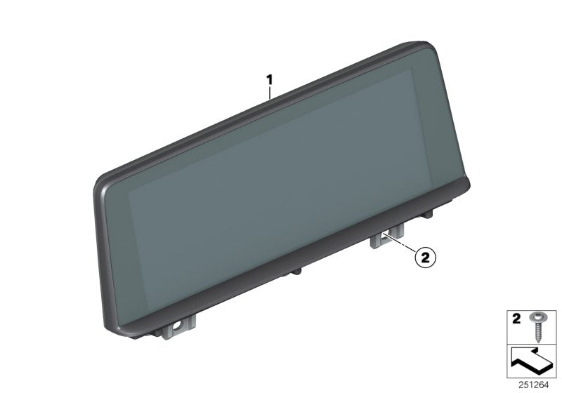 Genuine BMW 65508803369 F39 Central Information Display 6,5" (Inc. X2) | ML Performance EU EU Car Parts