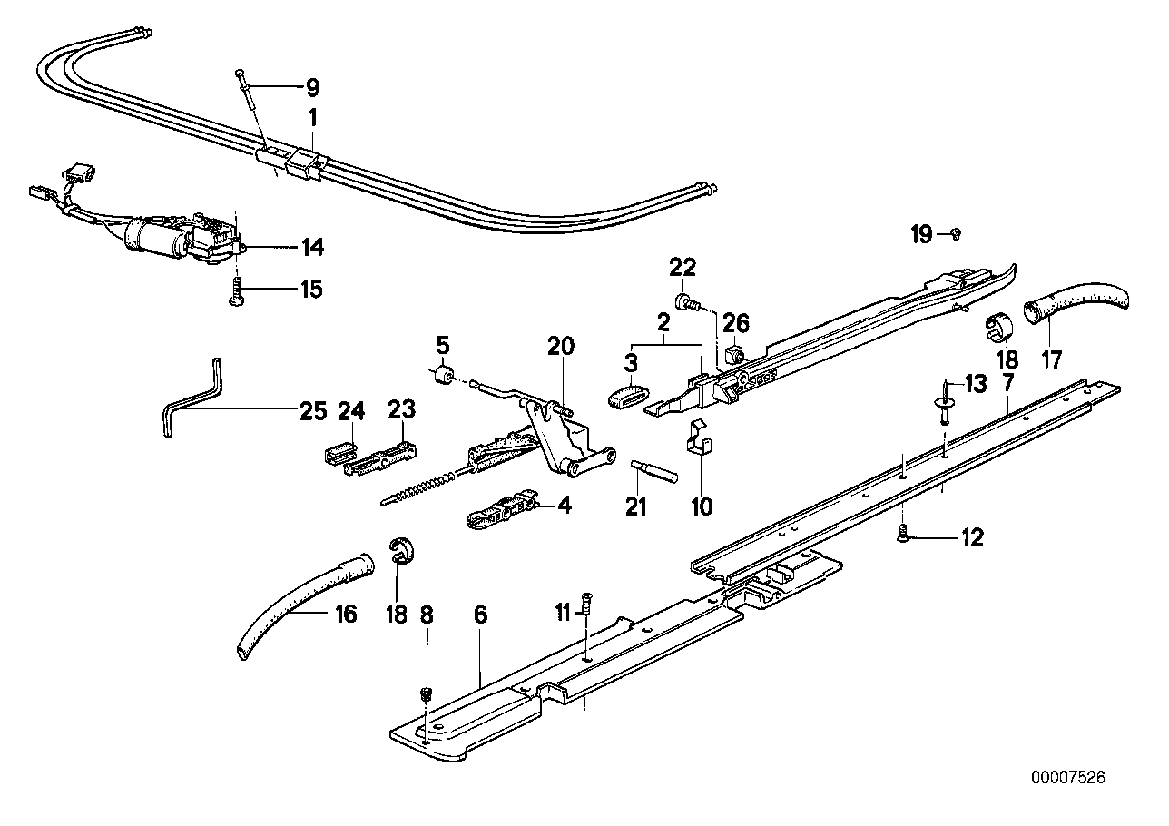 Genuine BMW 54121958010 E34 E32 Roll Pin (Inc. 525tds, 750iL & 735i) | ML Performance EU Car Parts