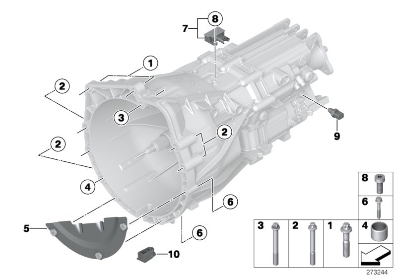 Genuine BMW 23007629571 Covering Plate (Inc. 520i & 528i) | ML Performance EU EU Car Parts
