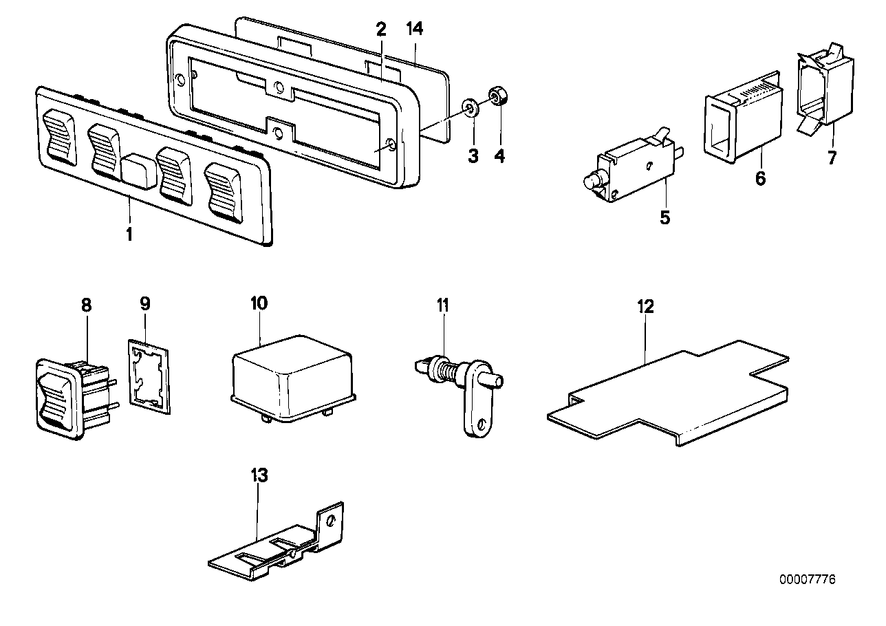 Genuine BMW 51411852265 E12 Cover (Inc. 525, 528i & 530i) | ML Performance EU EU Car Parts
