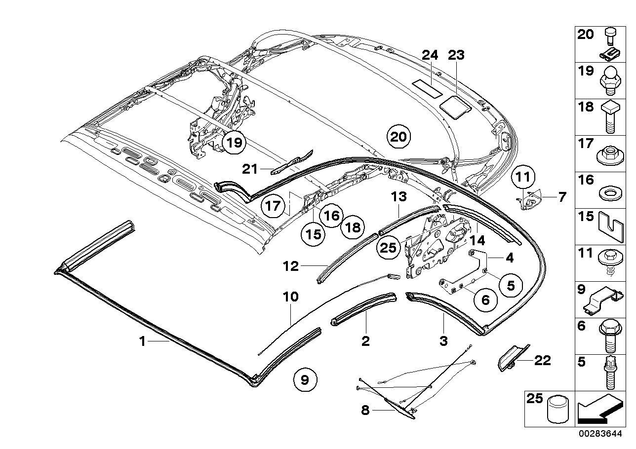 Genuine BMW 54347166240 E88 Supporting Plate Right (Inc. 118i, 128i & 135i) | ML Performance EU EU Car Parts