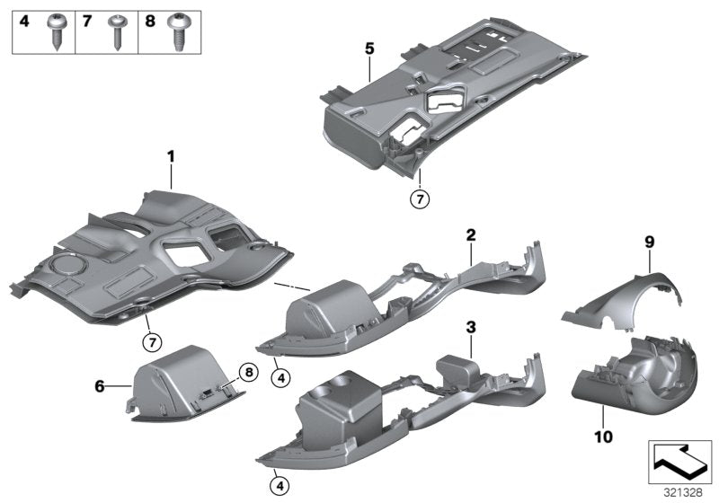 Genuine BMW 51459150289 E89 Trim Panel Foot Controls (Inc. Z4 35is, Z4 28i & Z4 30i) | ML Performance EU EU Car Parts