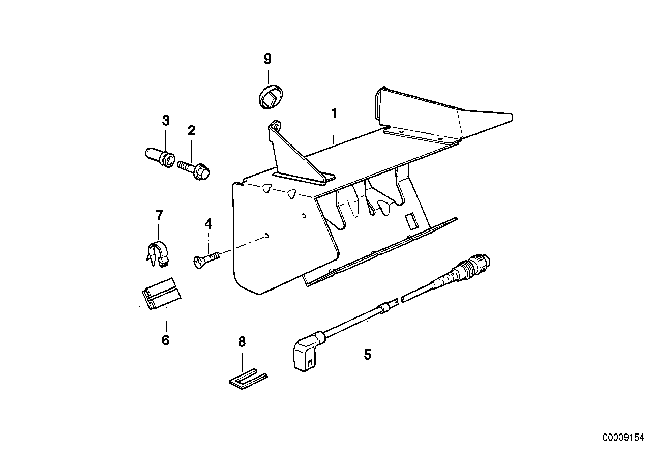 Genuine BMW 65128360671 E36 Bracket Cd-Changer (Inc. 318ti, 318tds & 323ti) | ML Performance EU Car Parts