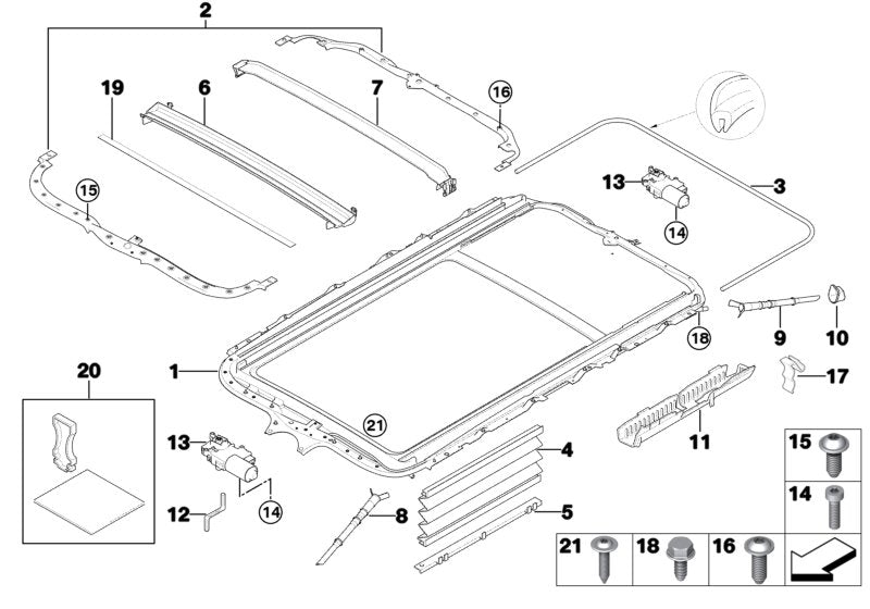 Genuine BMW 54107198612 E91 E61 Screw K40X12 (Inc. 525xd, 530d & X3 2.0d) | ML Performance EU Car Parts