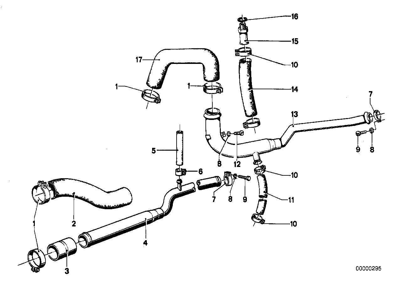 Genuine BMW 11531257371 E12 Hose (Inc. 2002 & 520) | ML Performance EU EU Car Parts