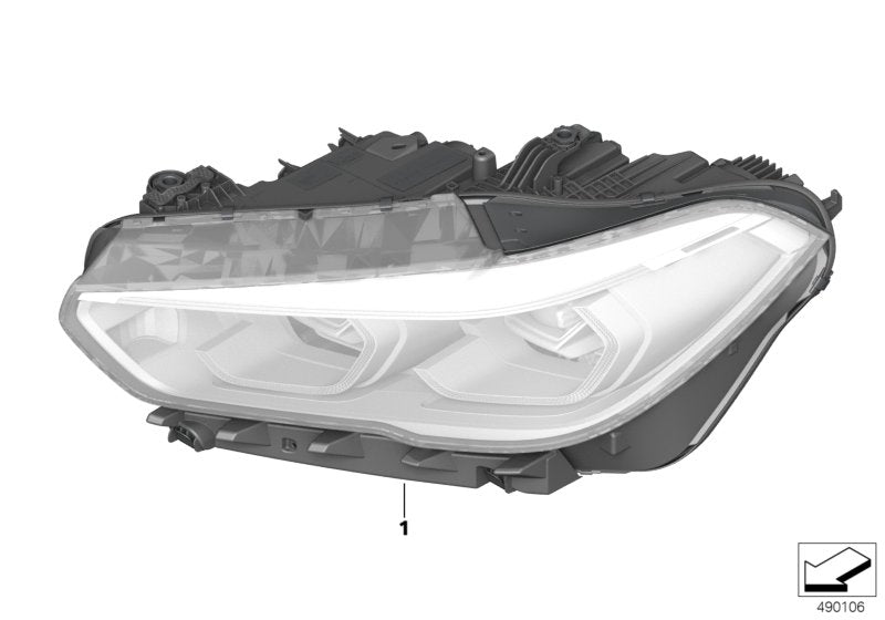 Genuine BMW 63117933333 G05 Headlight, Led, Ahl, Left (Inc. X5) | ML Performance EU EU Car Parts