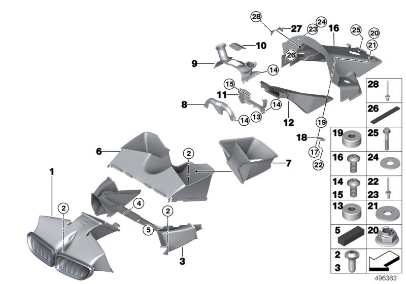 Genuine BMW 51748428667 Air Cleaner Housing AIR INTAKE 2018 (Inc. M6 GT3) | ML Performance EU EU Car Parts
