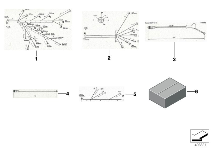 Genuine BMW 12511415244 E36 Connection Cable STARTER (Inc. 318iS & 320i) | ML Performance EU EU Car Parts