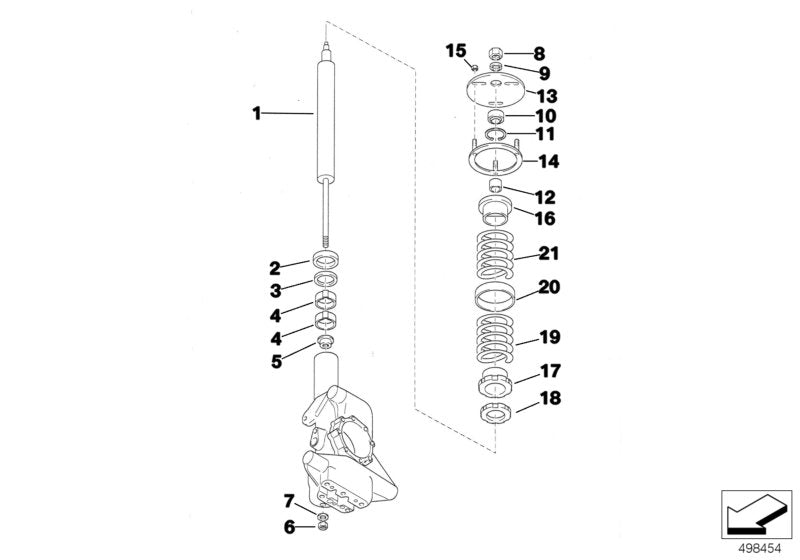 Genuine BMW 31332221057 E36 Ball Joint 18mm DA=35mm (Inc.318iS & M3) | ML Performance EU EU Car Parts