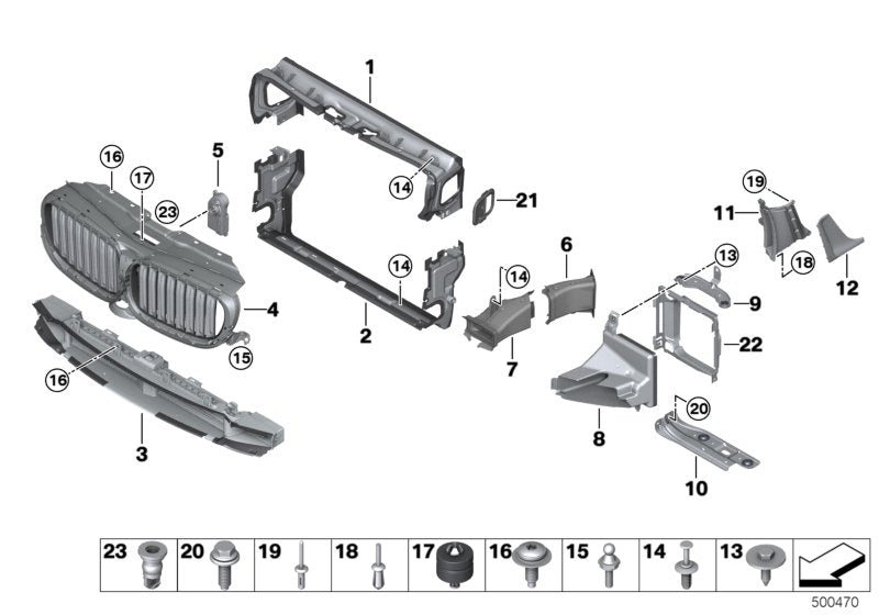 Genuine BMW 51747347378 G11 Trim, Air Duct, Sidewall, Right (Inc. 730LdX, 740iX & 740eX) | ML Performance EU EU Car Parts