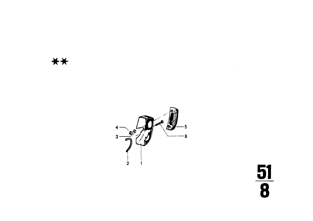 Genuine BMW 51121816417 Bumper Over-Rider LINKS USA (Inc. 2002tii, 2000tii & 1502) | ML Performance EU EU Car Parts