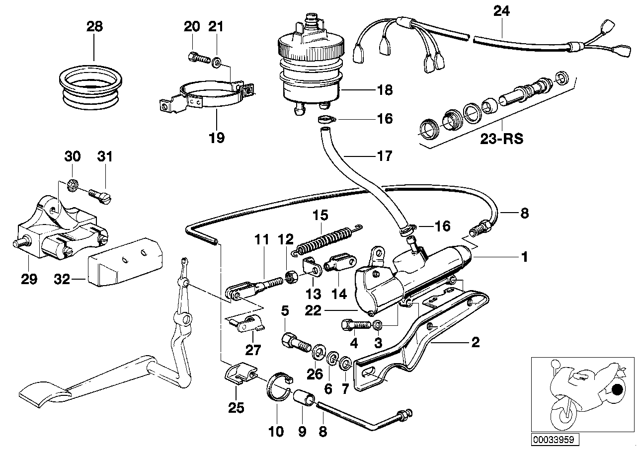 Genuine BMW 34311237233 Repair Kit Brake Master Cylinder 15,87 | ML Performance EU EU Car Parts