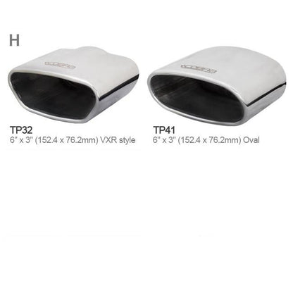 Cobra Exhaust Vauxhall Astra H VXR 3" Turbo Back Sports Exhaust System