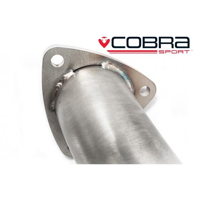 [TO BE DELETED] Cobra Exhaust Vauxhall Corsa D VXR Nurburgring (07-09) Secondary Sports Cat / De-Cat Front Pipe Performance Exhaust