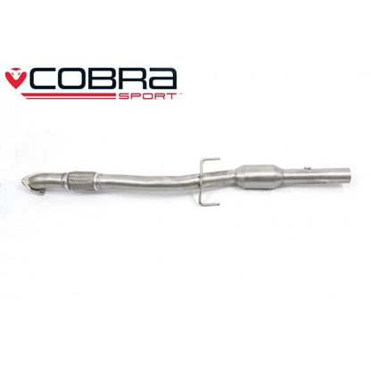 [TO BE DELETED] Cobra Exhaust Vauxhall Corsa D VXR Nurburgring (07-09) Secondary Sports Cat / De-Cat Front Pipe Performance Exhaust
